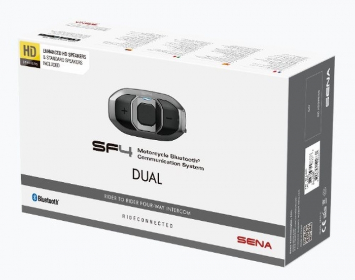 Sena SF4 DUPLA CSOMAG Bluetooth kapcsolat 4-résztvevős csoportos kommunikációval - SF4-02D